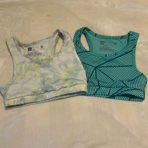 Xersion Bundle of 2 Sports Bras Girls Size Small 7/8